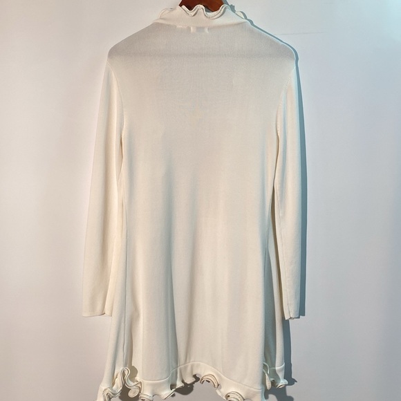 Ravel - Open Knit cardigan with ruffles. Size M - Picture 2 of 13